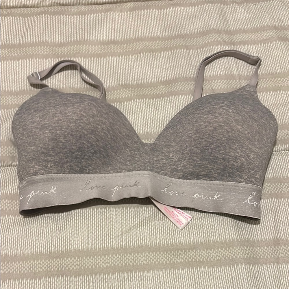 PINK Victoria's Secret Gray Comfort Bralette